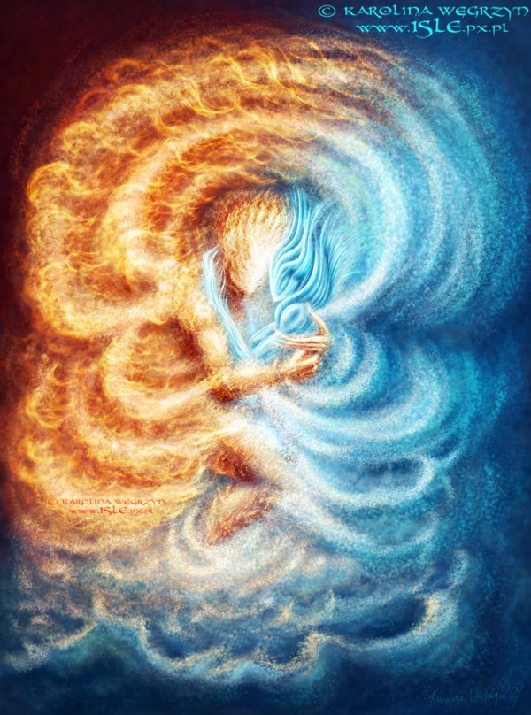 fire_and_ice_by_sirieller fire_and_ice_by_sirieller