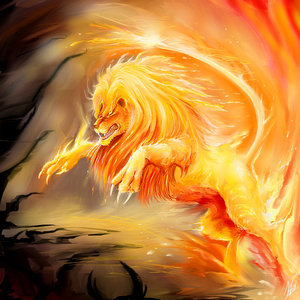 fire_lion_by_daelyth fire_lion_by_daelyth