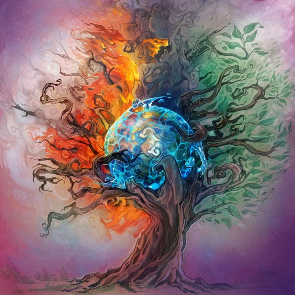 Elements: ternary, quaternary and quinternary