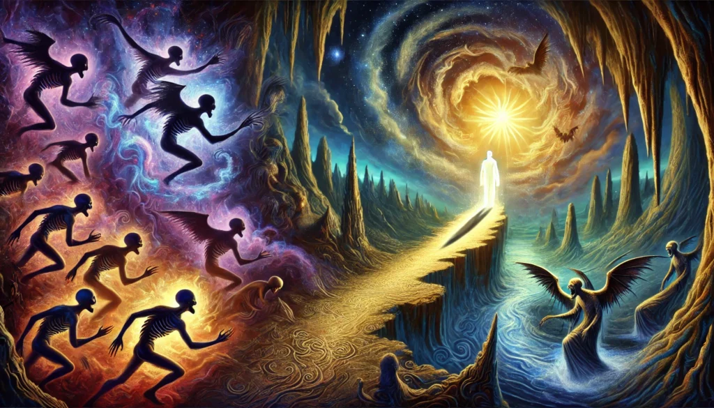 Obstacles and Demons of the afterlife