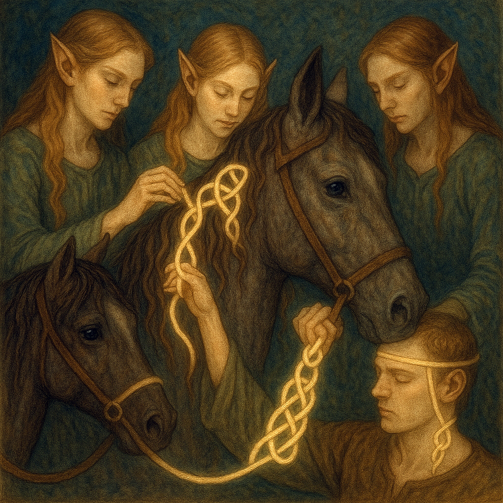 Fairies and "Magic of Knots