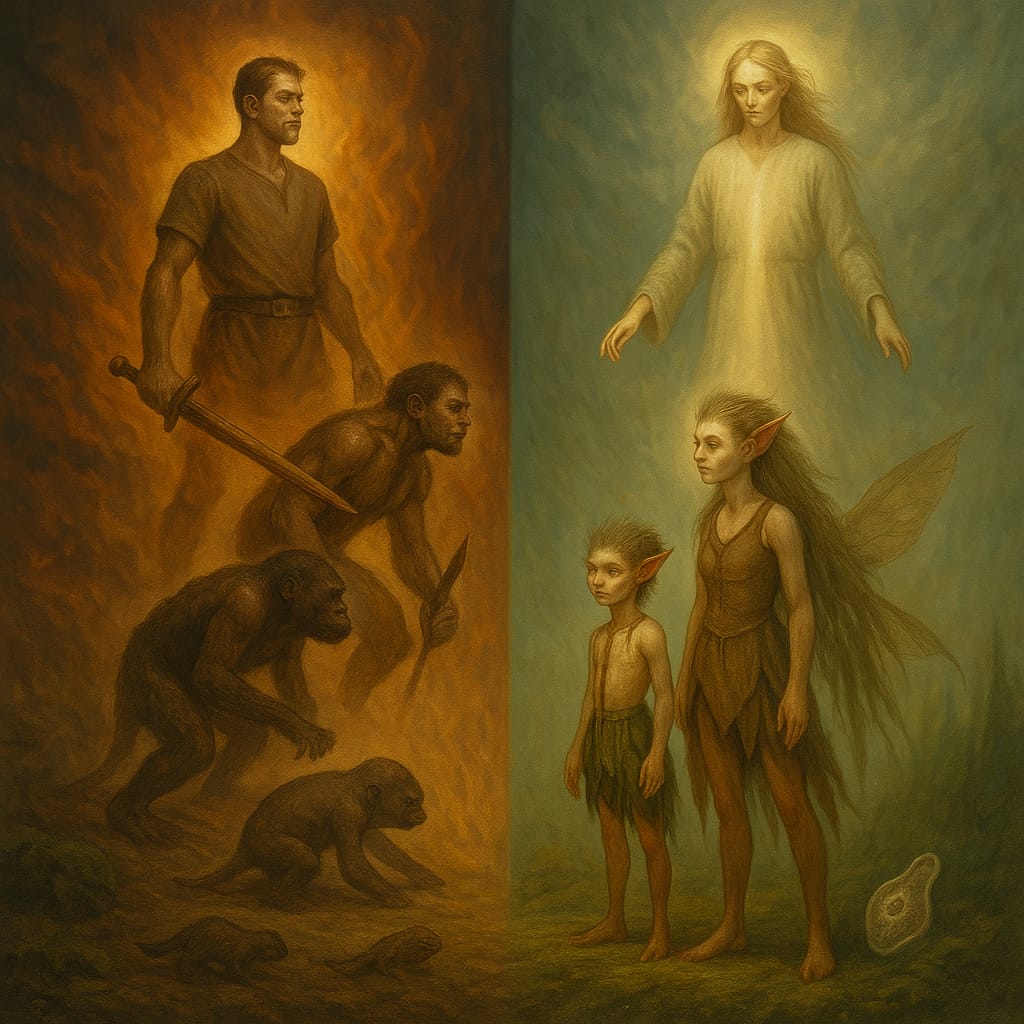 Humankind, Fairies, and Their Evolution