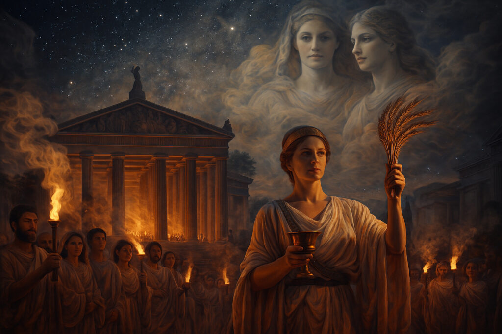 Life as the Great Attractor. The Eleusinian Mysteries