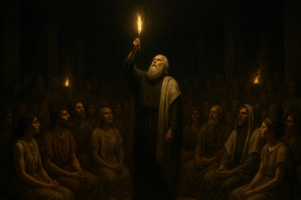 Life as the Great Attractor. The Eleusinian Mysteries