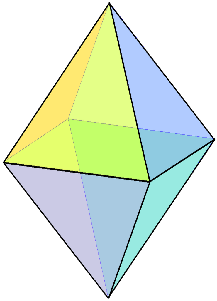 Октаэдр рисунок. Восьмигранник октаэдр. Тригональная бипирамида. Многогранник октаэдр. Геометрия тетраэдр октаэдр.