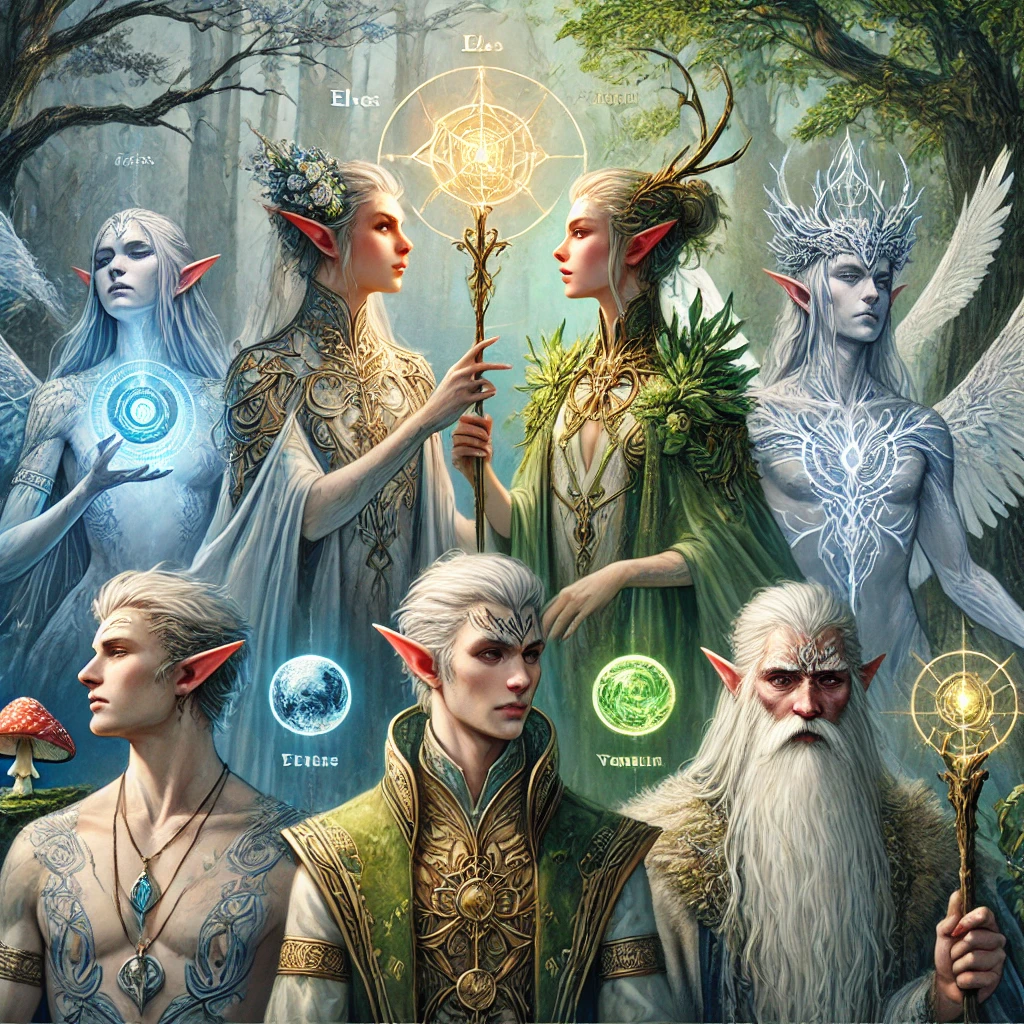 Фейри, стихиали и элементали